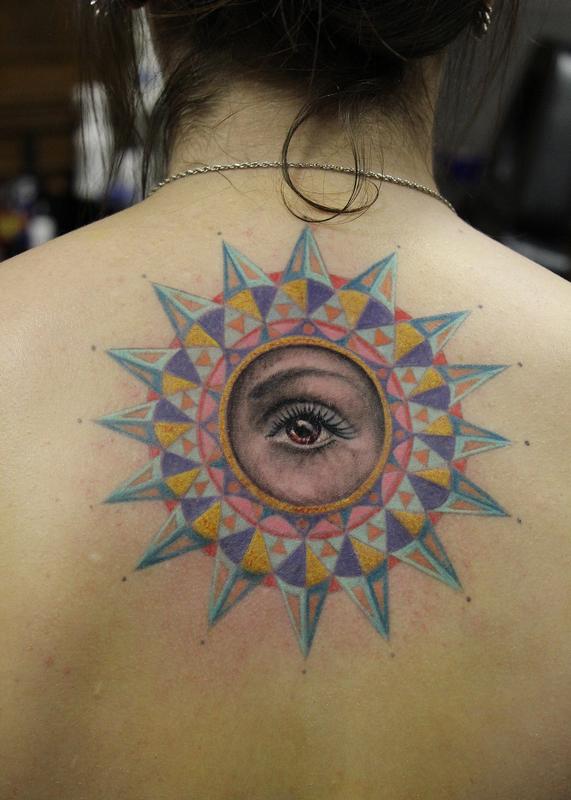 Geometric Sun and Eye