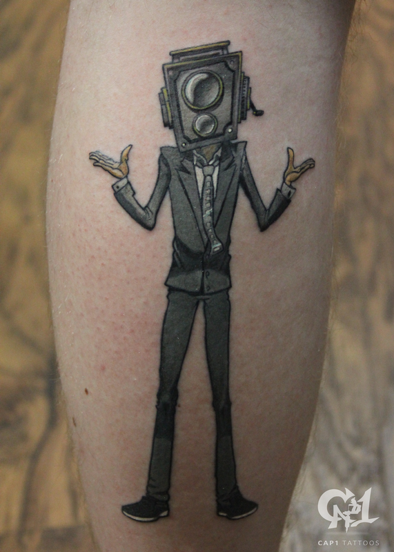 Camera Man Tattoo