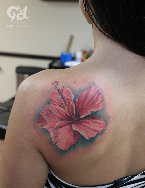 Hibiscus Flower Tattoo