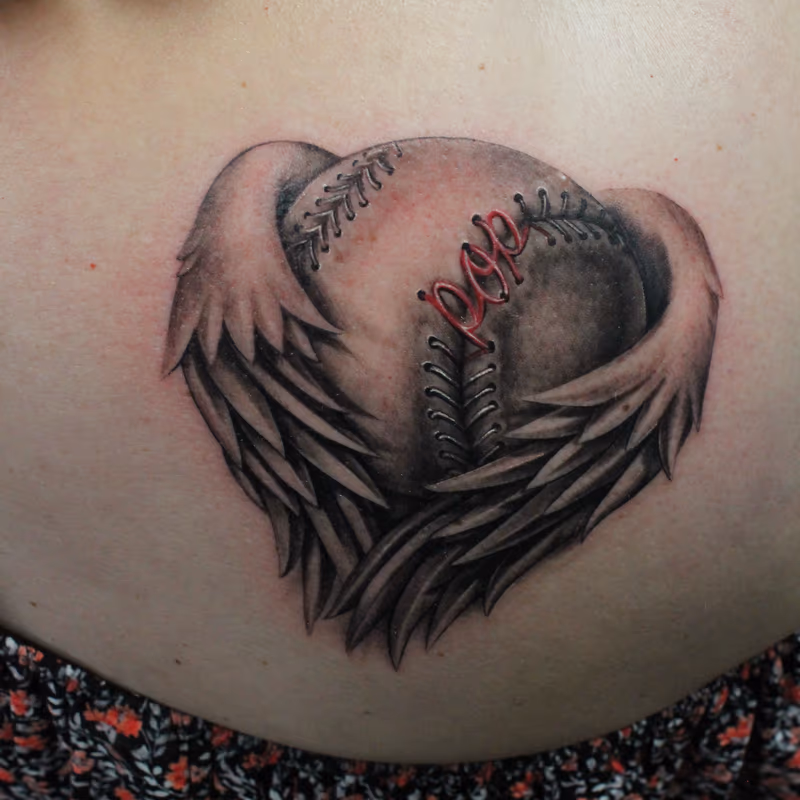Baseball Memorial for Dad