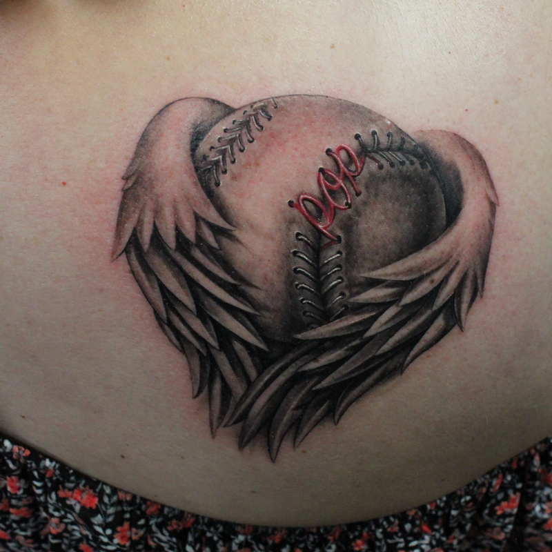 Baseball Memorial for Dad