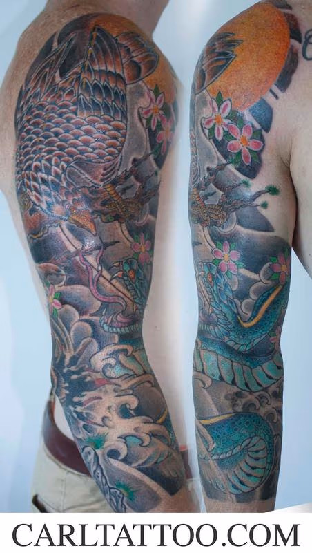 japanese hawk sleeve
