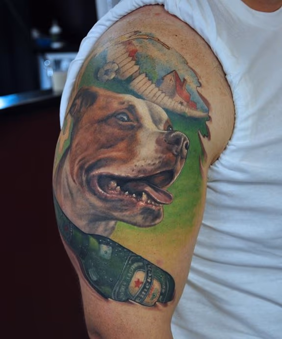 heineken the dog