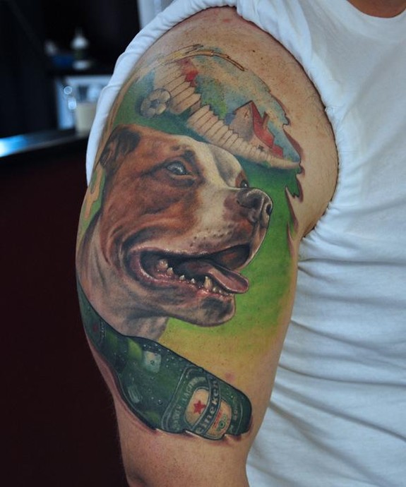 heineken the dog