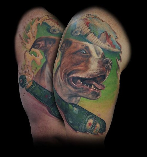 Heineken the dog
