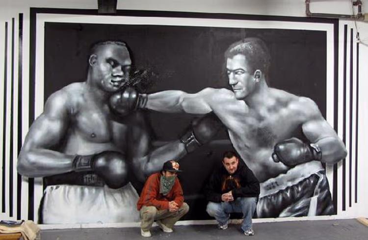 Rocky Marciano graffiti