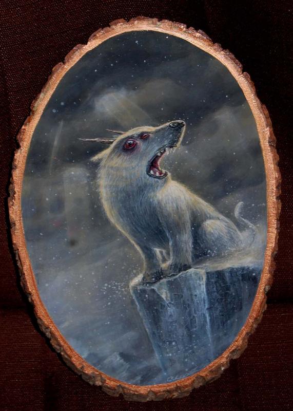"HUNTING" Acrylics on wood,about 12"x8",contact me for price.