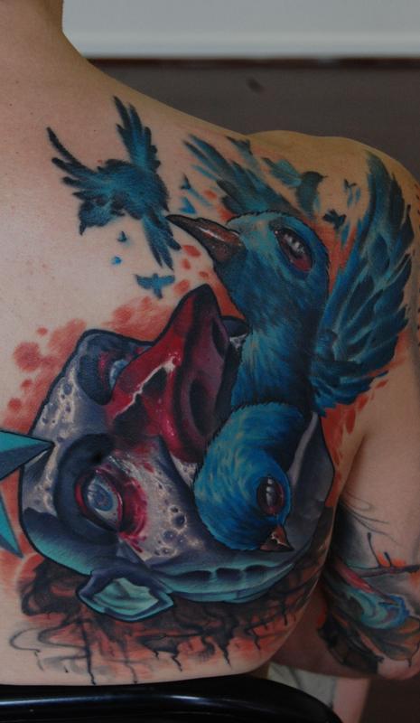 2 weeks after done.the star on the left was sone by someone else I like doing stuff like this.