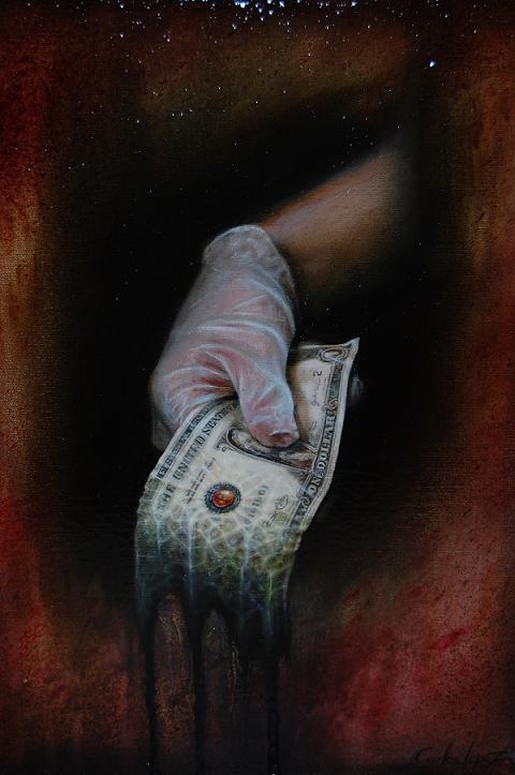 Acrylics and oils on canvas,12"x16"sold,contact me if you are interested.
