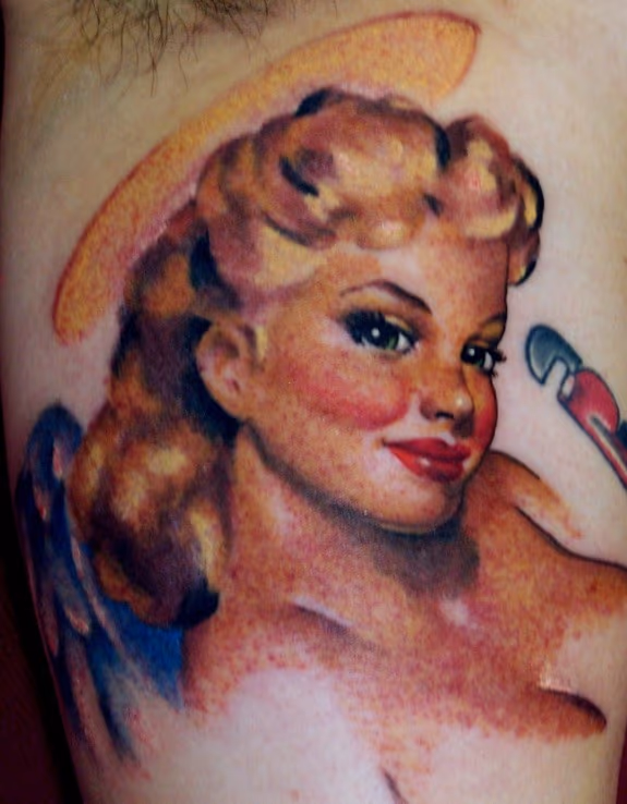 Pin Up Girl Tattoo