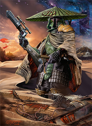 Terry Mayo Releases Ronin Fett print on Black Friday