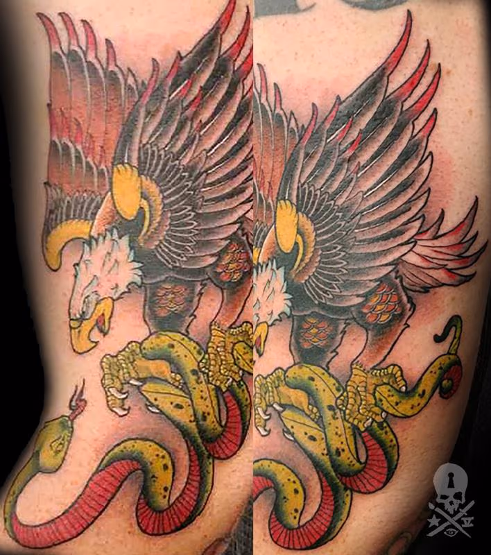 Eagle and Snake