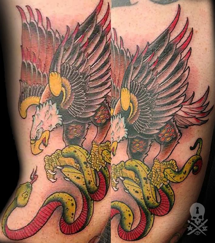 Eagle and Snake