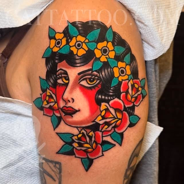 Traditional Woman Face