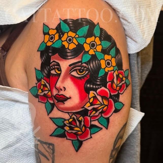 Traditional Woman Face