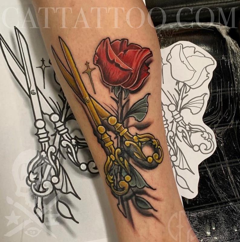 Shears and Rose