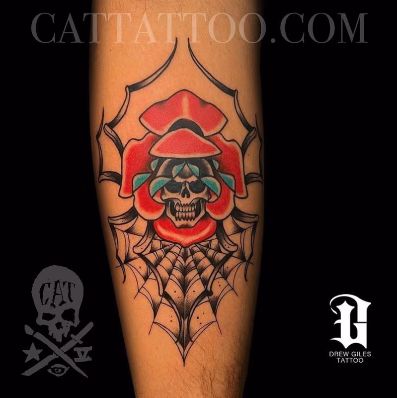 Skull/Spider/Rose
