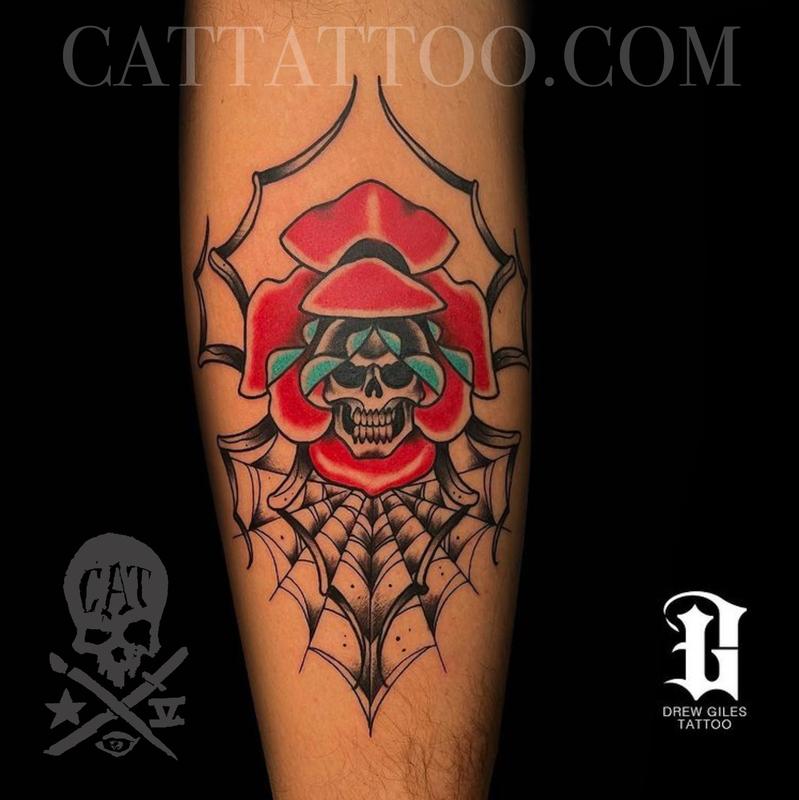 Skull/Spider/Rose