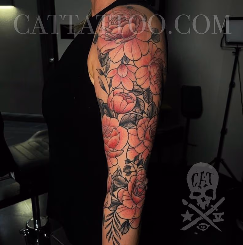 Flower Sleeve