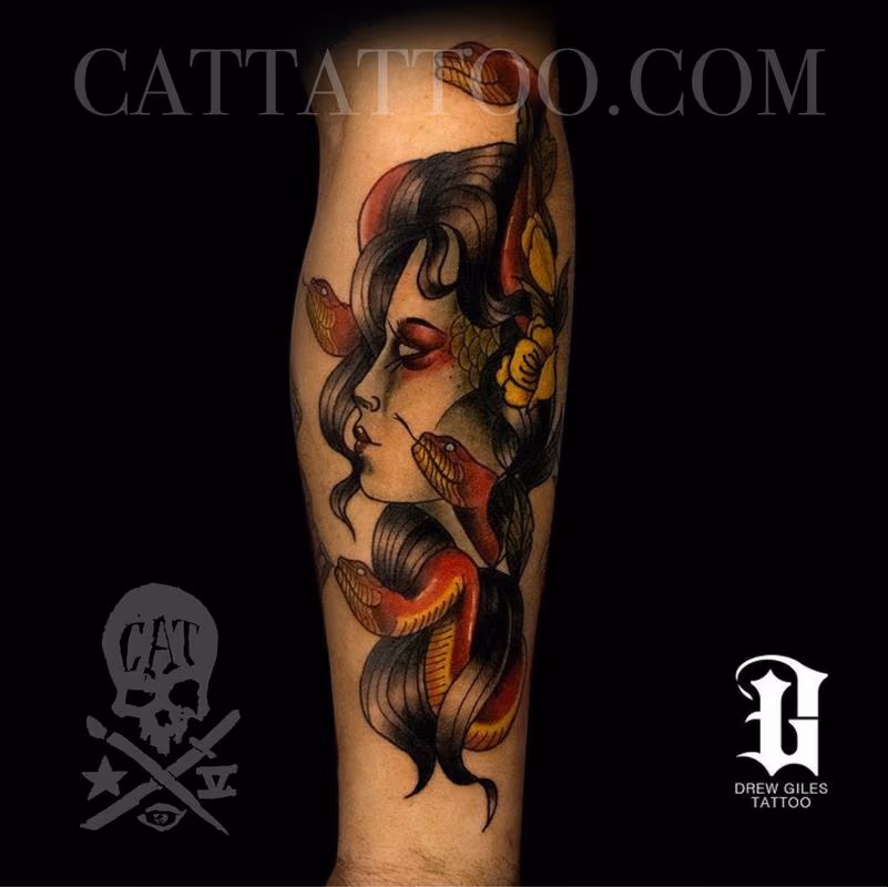 Neo Traditional Medusa