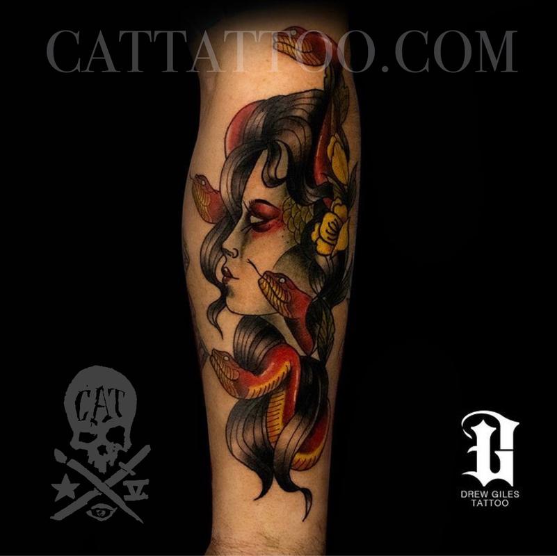 Neo Traditional Medusa