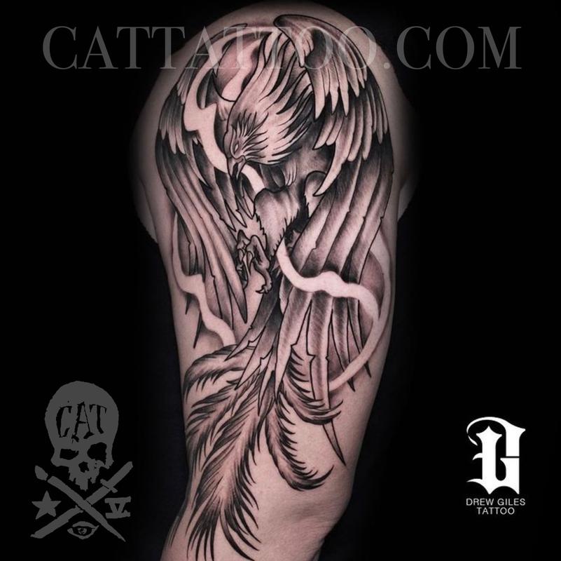 Black and Grey Pheonix
