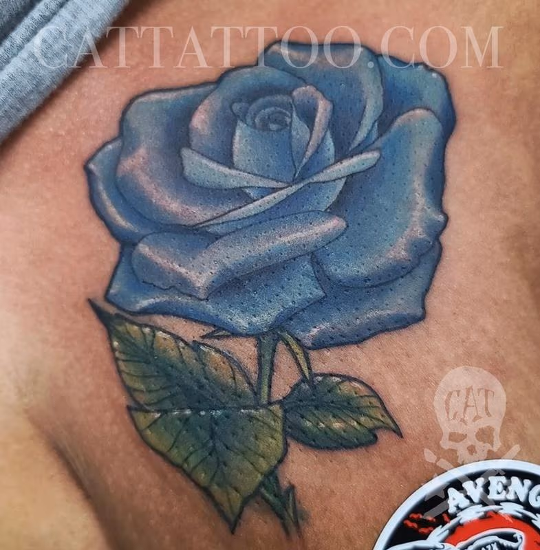 Blue Rose Cover Up