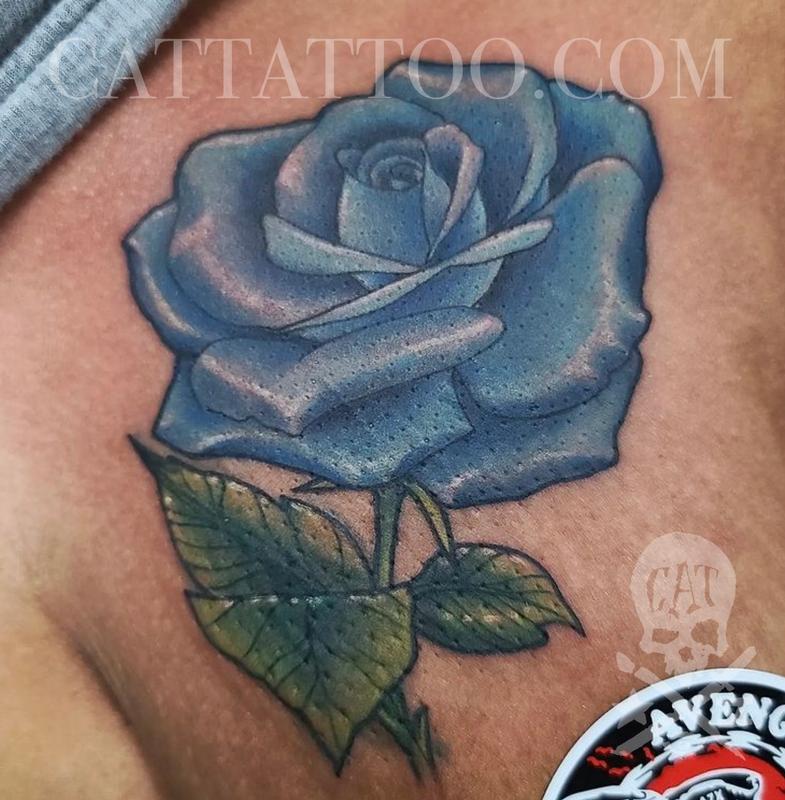 Blue Rose Cover Up