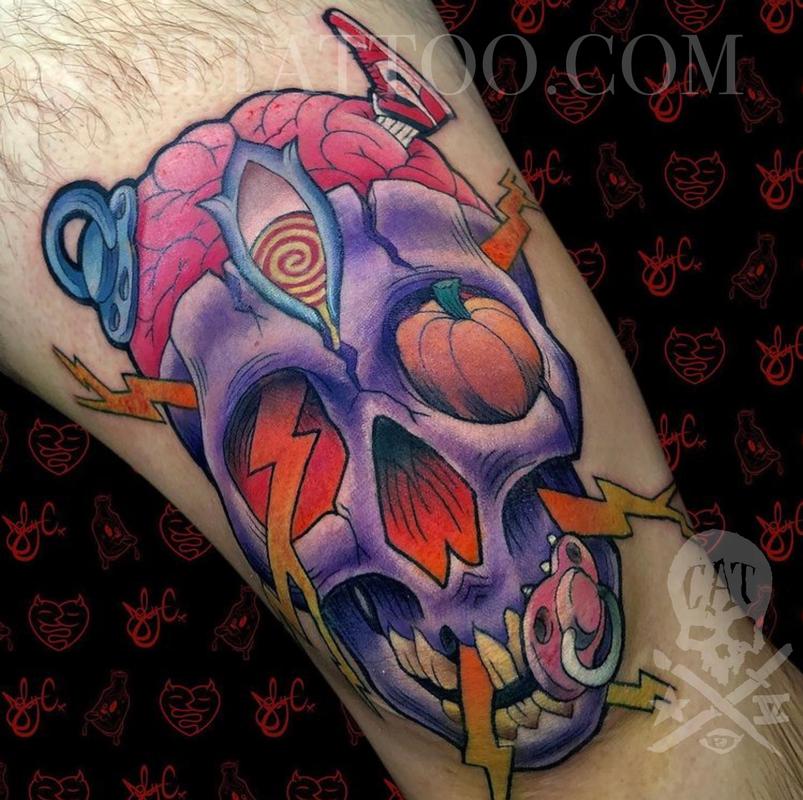 Psychedelic Skull