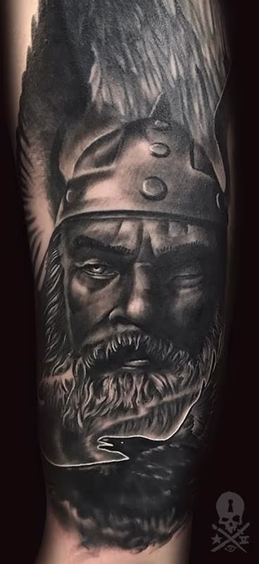 Odin and Ravens