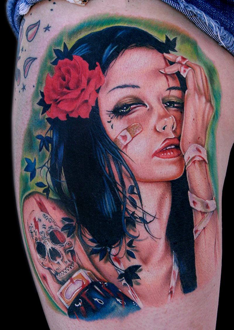 Brian Viveros painting