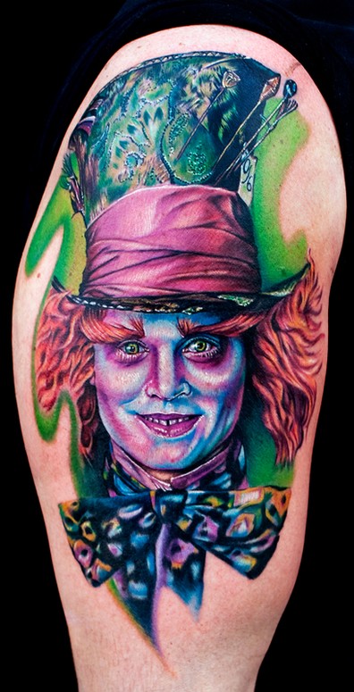 he flew in to get this from england ive been wanting to do this for a long time i was so happy when he told me this was one of the pieces he wanted he also got the flamingo the next day his arm was so sore thanks man for traveling so far to get work by me this tattoo was done with the stigma hyper and fusion ink