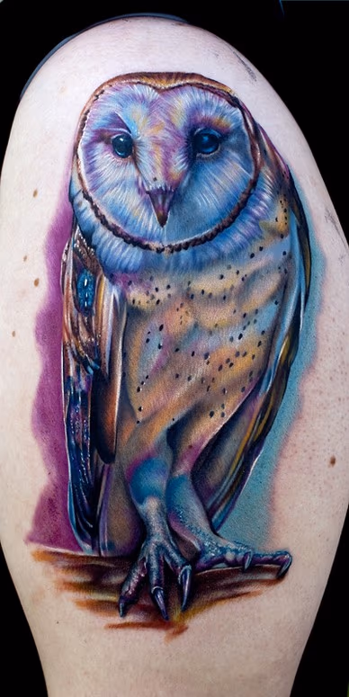she flew in from sydney australia to get this tattoo so flattering to have someone fly so far to receive a tattoo from me she did great it was done with the stigma hyper and fusion ink