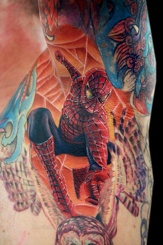 Spidey in a pit