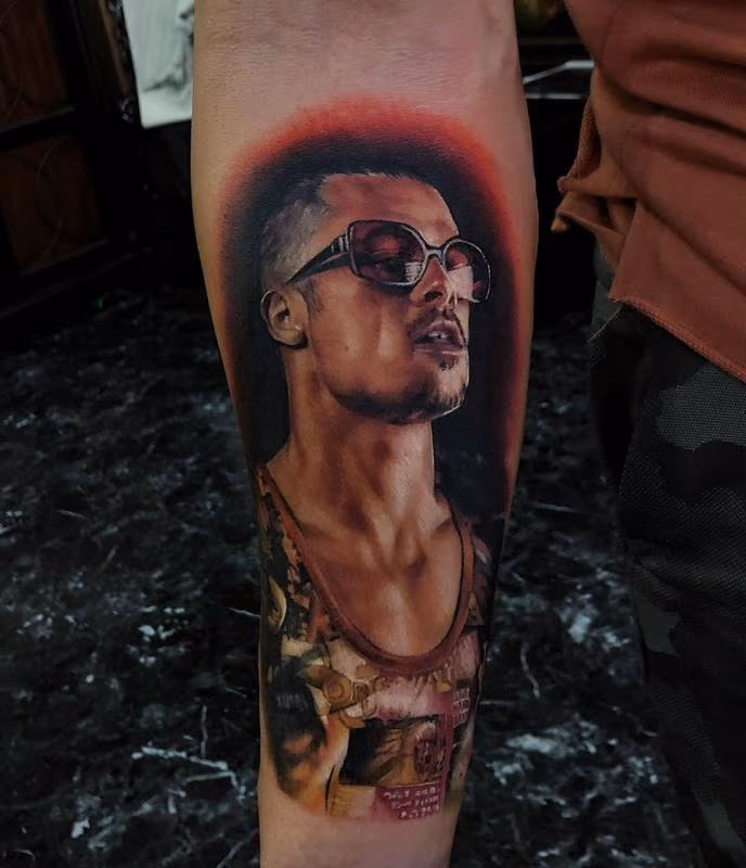 Tyler Durden Fight Club Tattoo