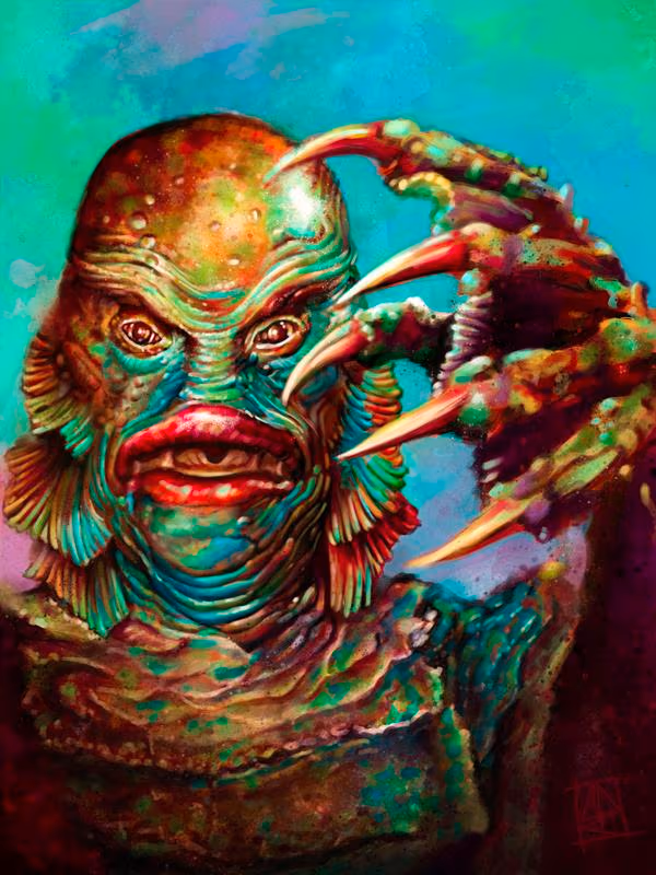 The Creature from the black lagoon
