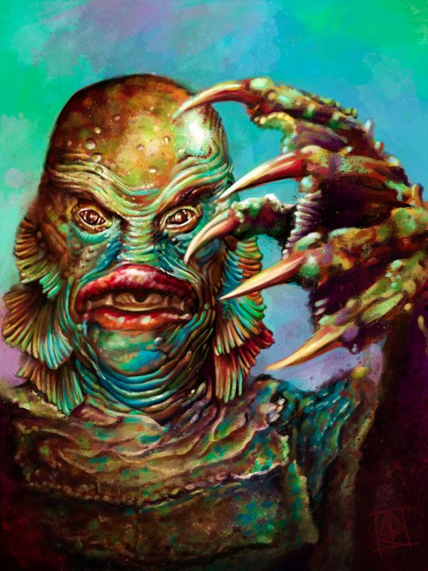 The Creature from the black lagoon