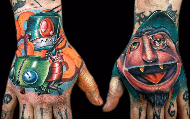 Zim and Count hands