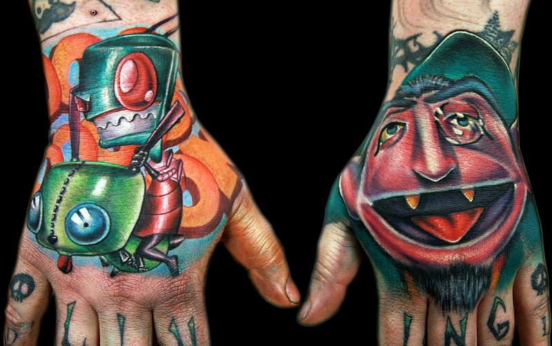 Zim and Count hands