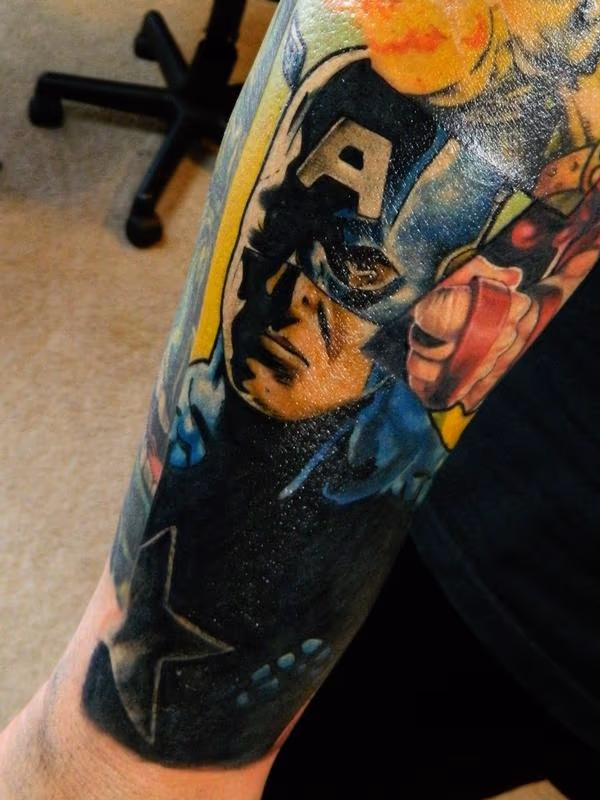 Captain America coverup