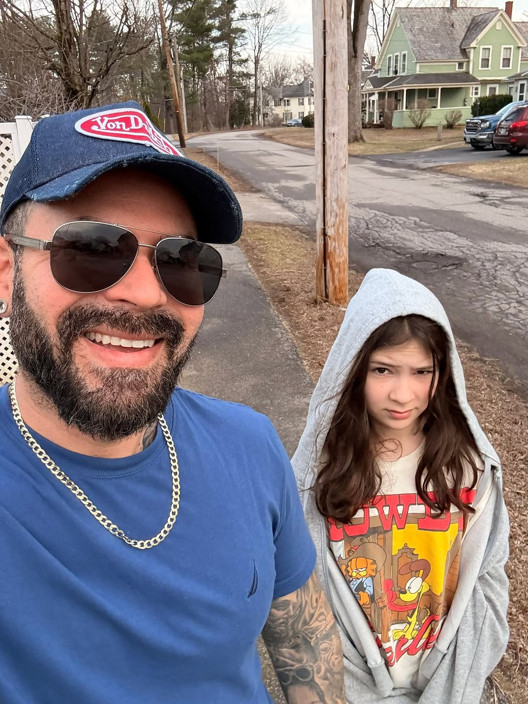 Neighborhood walk with my daughter
