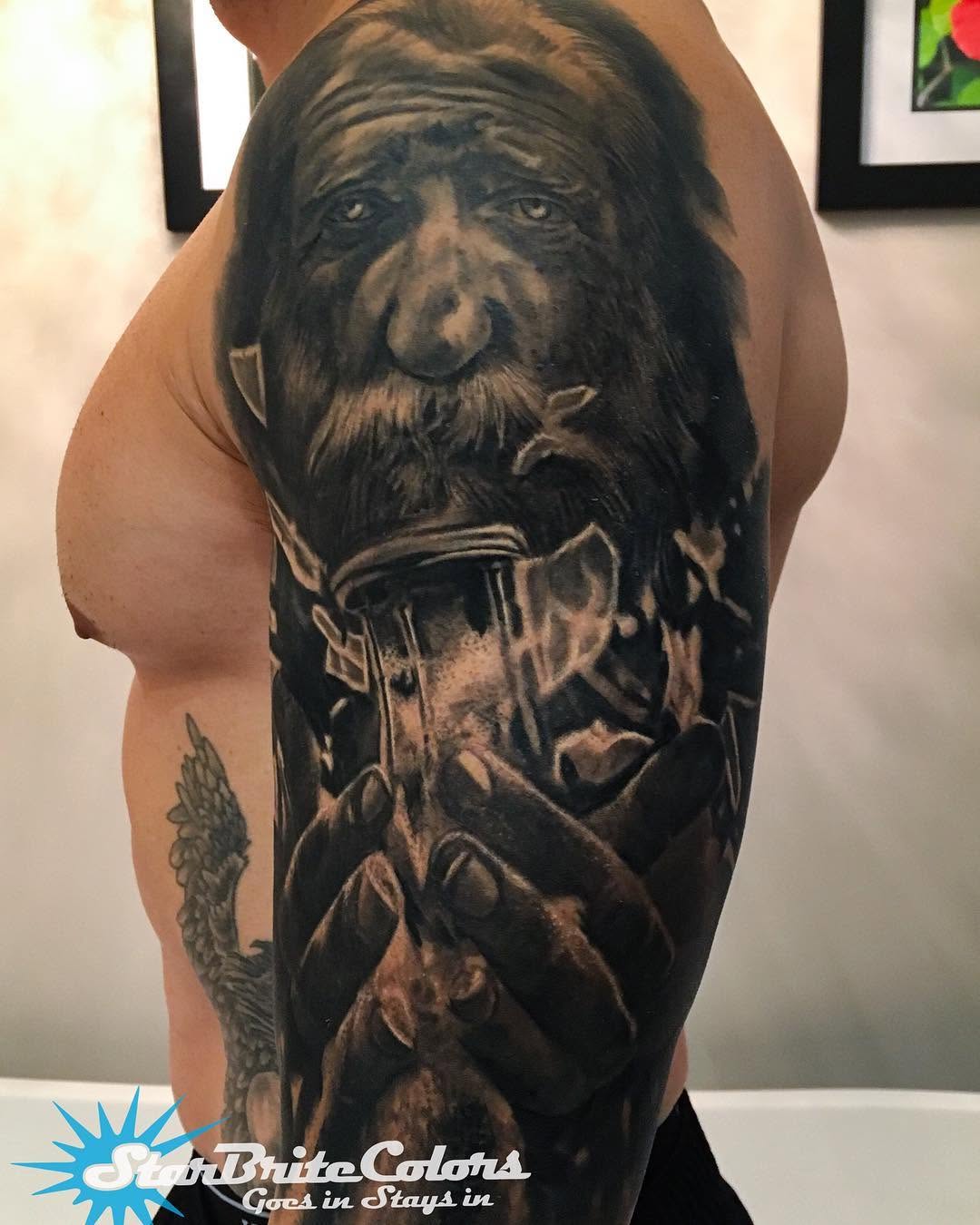Got a heal picture of the tattoo I did at the this year