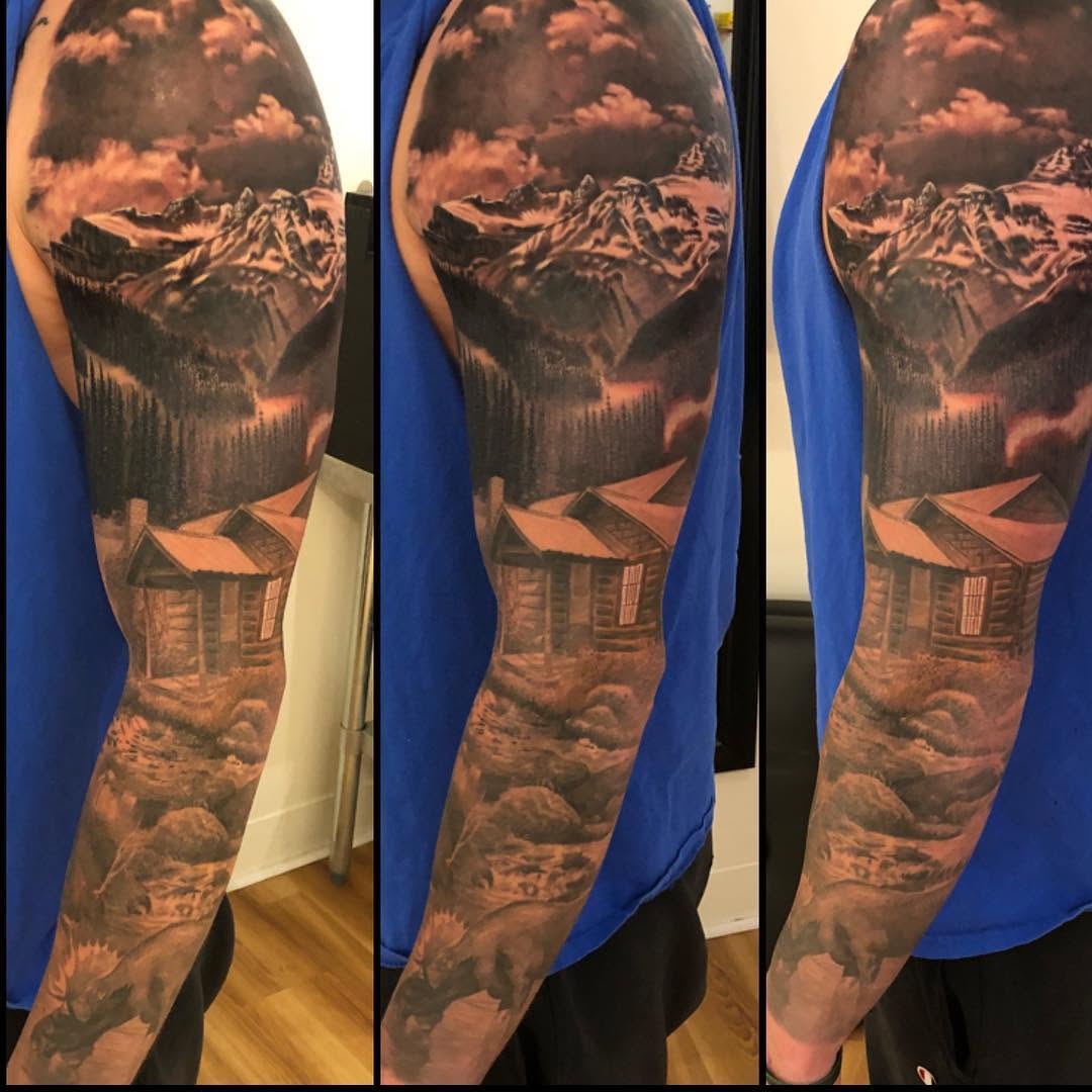 I got to finish this nature sleeve that I started 2 years…