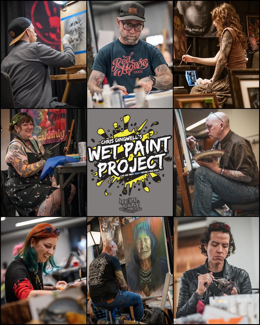 The @WetPaintProject is a HC crowd favorite and will be returning to @Hell_City Phoenix this August 14th-16th at the @Ar