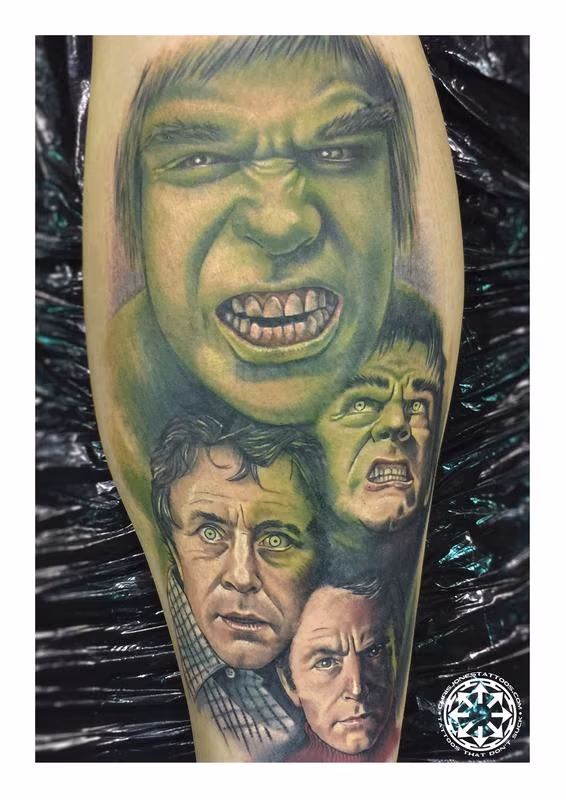 Classic Hulk color portrait