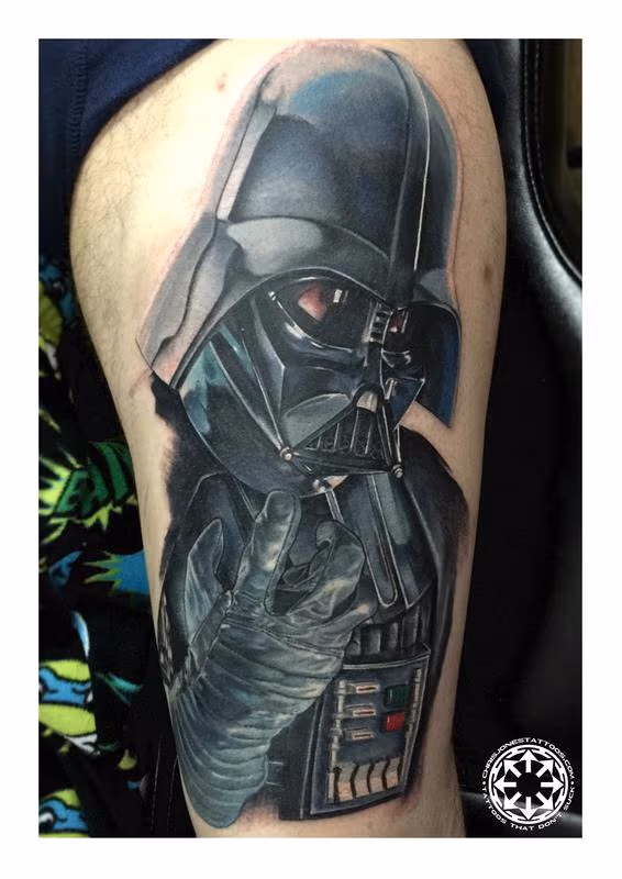 Color portrait of Darth Vader