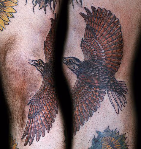 Flying Bird Tattoo