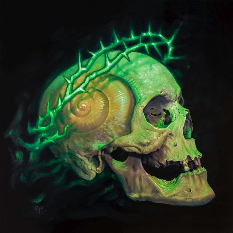Shell Skull with Crown of Thorns
