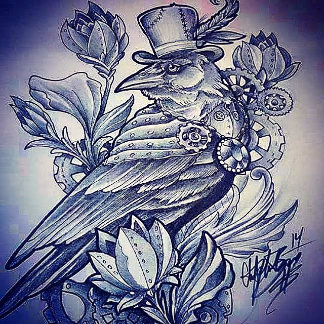 Steam Punk Crow