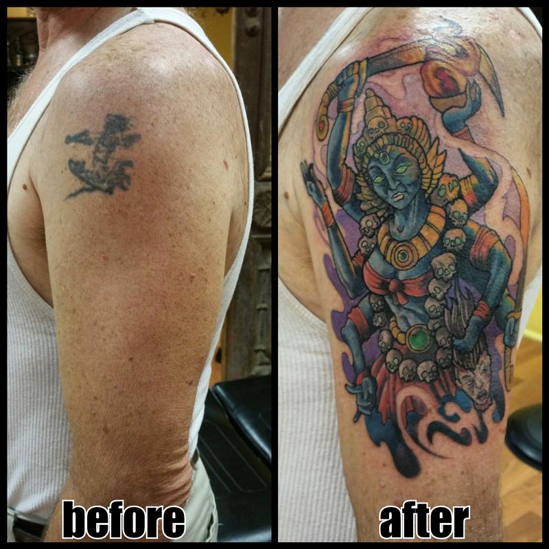 Kali tattoo cover up